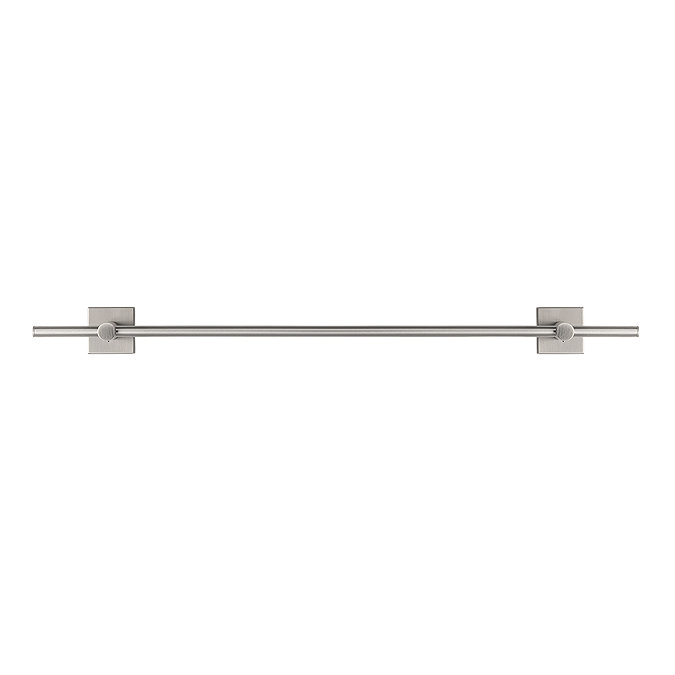 Croydex Chiswick Wall Mounted Flexi Fix Towel Rail - Brushed Nickel