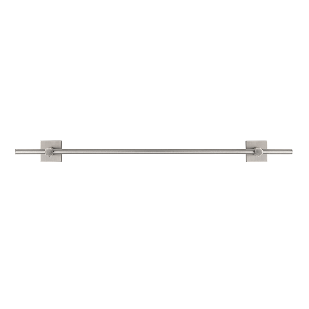 Croydex Chiswick Wall Mounted Flexi Fix Towel Rail Brushed Nickel