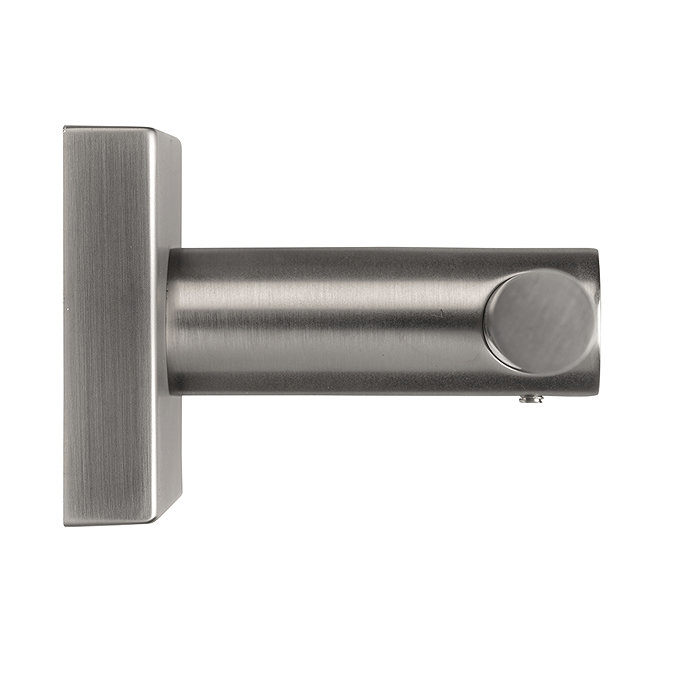 Croydex Chiswick Wall Mounted Flexi Fix Towel Rail - Brushed Nickel