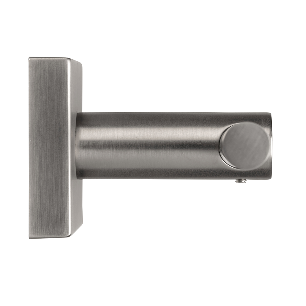 Croydex Chiswick Wall Mounted Flexi Fix Towel Rail Brushed Nickel