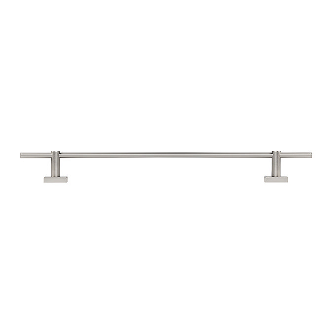 Croydex Chiswick Wall Mounted Flexi Fix Towel Rail - Brushed Nickel