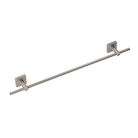 Croydex Chiswick Wall Mounted Flexi Fix Towel Rail - Brushed Nickel