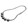 Croydex 12 Chrome Ball Shower Curtain Rings - AK141641  Profile Large Image