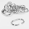Croydex 12 C-Type Shower Curtain Rings - Chrome - AK142141  Profile Large Image