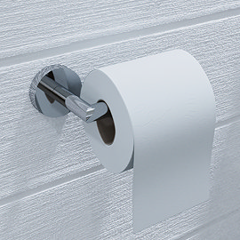 Croydex Chrome Epsom Flexi-Fix Toilet Roll Holder