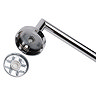 Croydex Chrome Epsom Flexi-Fix Towel Bar