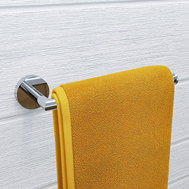 Croydex Chrome Epsom Flexi-Fix Towel Bar