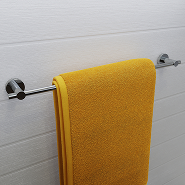 Croydex Chrome Epsom Flexi-Fix Towel Rail
