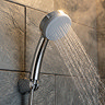 Croydex Chrome Pressure Boost 1 Function Shower Handset