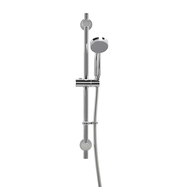 Croydex Chrome Pressure Boost Flexi-Fix Shower Set - AM300041  Profile Large Image