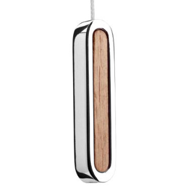 Croydex Chrome / Wood Oval Light Pull - AJ227676 Large Image