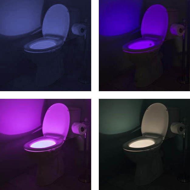 Croydex Colour Changing Toilet Pan Night Light - AJ100122E  Feature Large Image