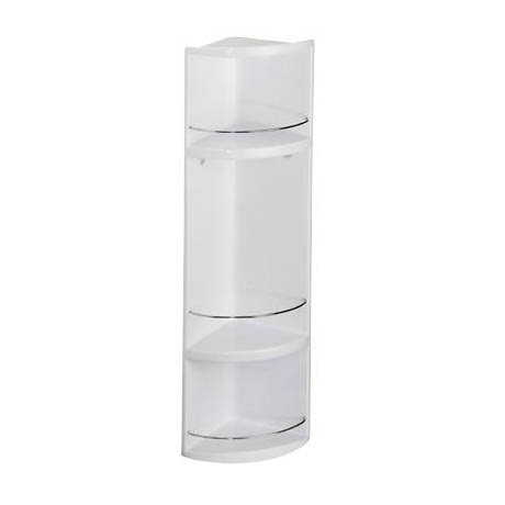 Croydex Compact 3-Tier ABS Bathroom Storage Unit - White - WC258022  Profile Large Image