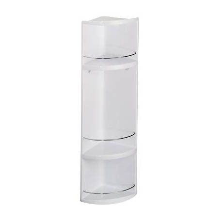 Croydex Compact 3-Tier ABS Bathroom Storage Unit - White - WC258022 Profile Large Image