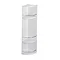 Croydex Compact 3-Tier ABS Bathroom Storage Unit - White - WC258022 Profile Large Image