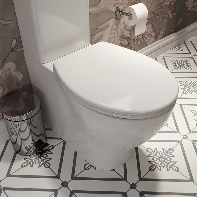 Croydex Corvo Stick 'N' Lock Soft Close Quick Release Toilet Seat