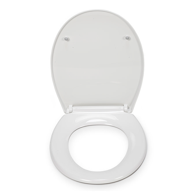 Croydex Corvo Stick 'N' Lock Soft Close Quick Release Toilet Seat