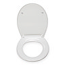 Croydex Corvo Stick 'N' Lock Soft Close Quick Release Toilet Seat
