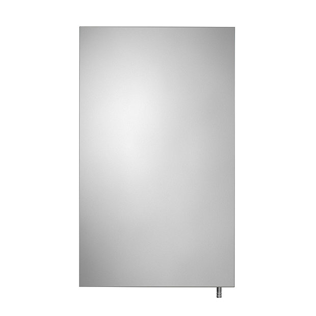 Croydex Dawley White Steel Single Door Mirror Cabinet with FlexiFix - WC930022  Standard Large Image