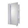 Croydex Dawley White Steel Single Door Mirror Cabinet with FlexiFix - WC930022  In Bathroom Large Im