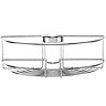 Croydex Easy Fit Shower Riser Rail Basket - QM261041  Feature Large Image