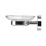 Croydex Epsom Flexi-Fix Soap Dish & Chrome Holder