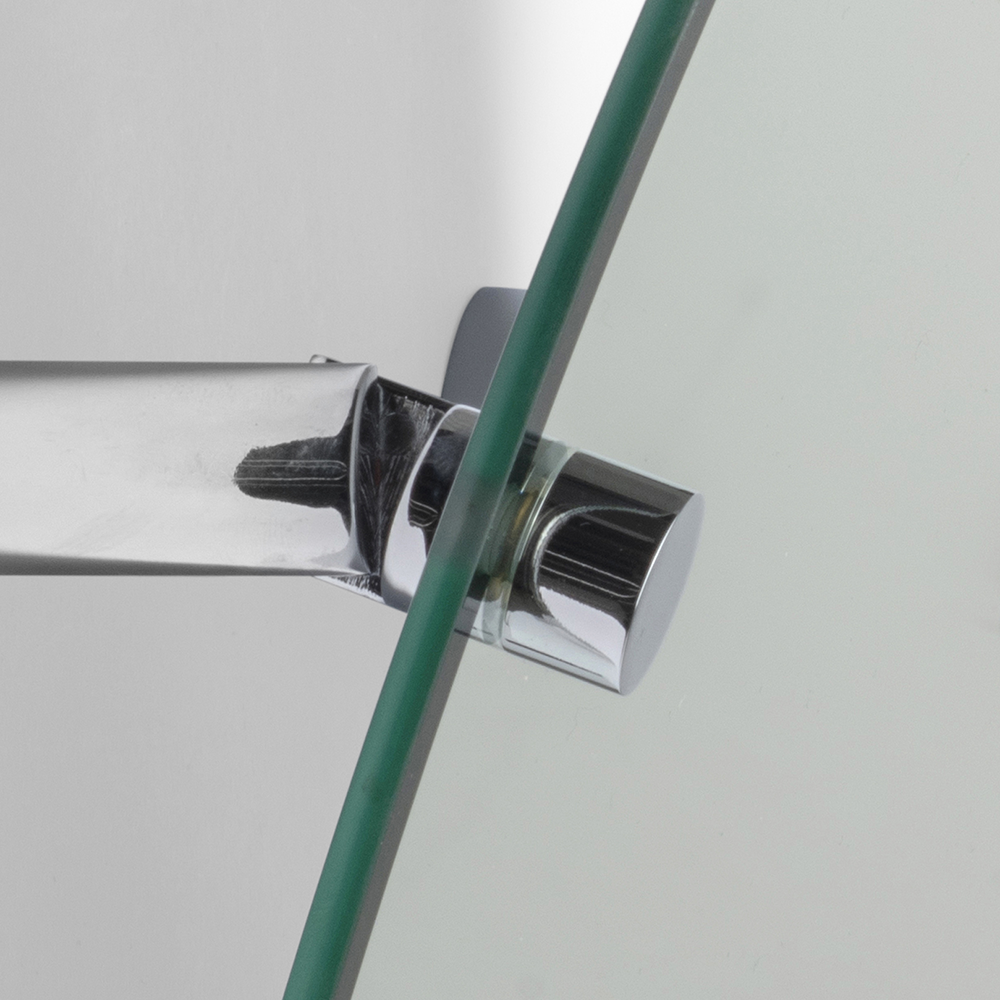 Croydex Britannia Tergicristallo Per Doccia Flexi-Fix | Lama In Gomma E Acciaio Inox, Cromato | Antimuffa E Facile Da Installare