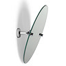 Croydex Epsom Flexi Fix Round Tilt Mirror - Chrome - QM411041