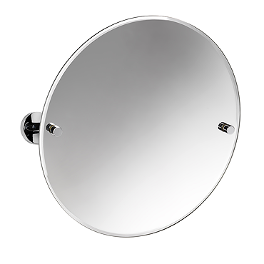 Croydex Epsom Flexi Fix Round Tilt Mirror - Chrome - QM411041