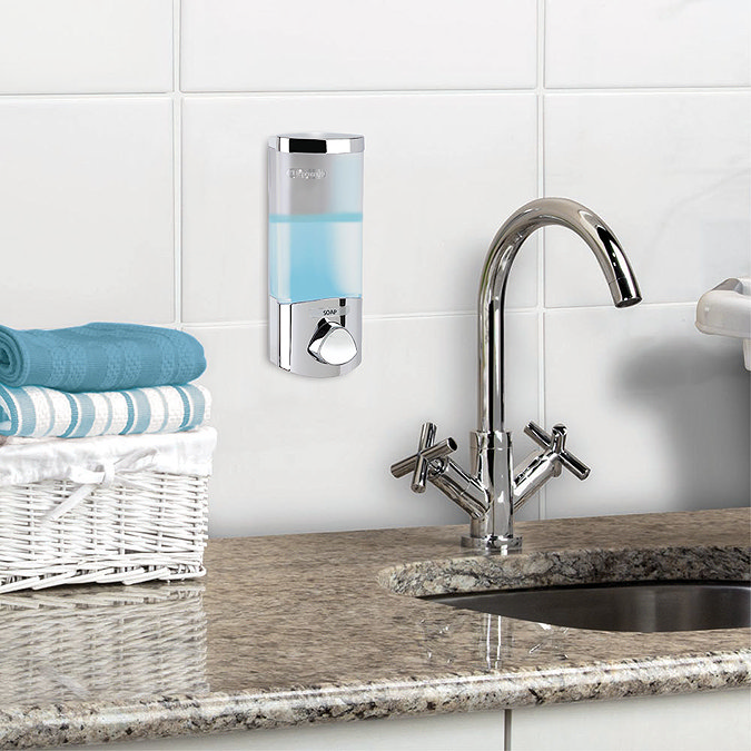 Croydex Euro Soap Dispenser Uno - Chrome