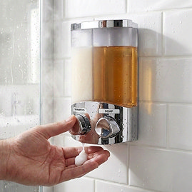 Croydex Euro Soap Dispenser Duo - Chrome - A660941