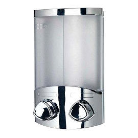 Croydex Euro Soap Dispenser Duo - Chrome - A660941 Large Image