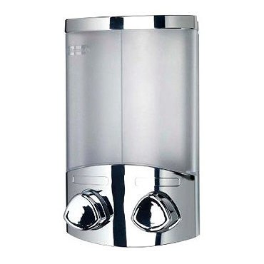 Croydex Euro Soap Dispenser Duo - Chrome - A660941  Profile Large Image