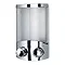 Croydex Euro Soap Dispenser Duo - Chrome - A660941 Large Image