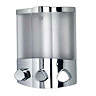 Croydex Euro Soap Dispenser Trio - Chrome