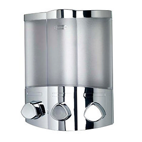 Croydex Euro Soap Dispenser Trio - Chrome - PA661041 Large Image