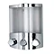 Croydex Euro Soap Dispenser Trio - Chrome - PA661041 Large Image