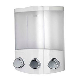 Croydex Euro Soap Dispenser Trio - White - PA660722 Medium Image