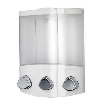 Croydex Euro Soap Dispenser Trio - White - PA660722  Profile Large Image