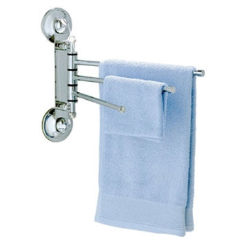 Croydex Everloc 3 Arm Towel Rail - Chrome - QF103941 Large Image