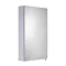 Croydex Finchley Stainless Steel Single Door Mirror Cabinet with FlexiFix - WC940005  Standard Large