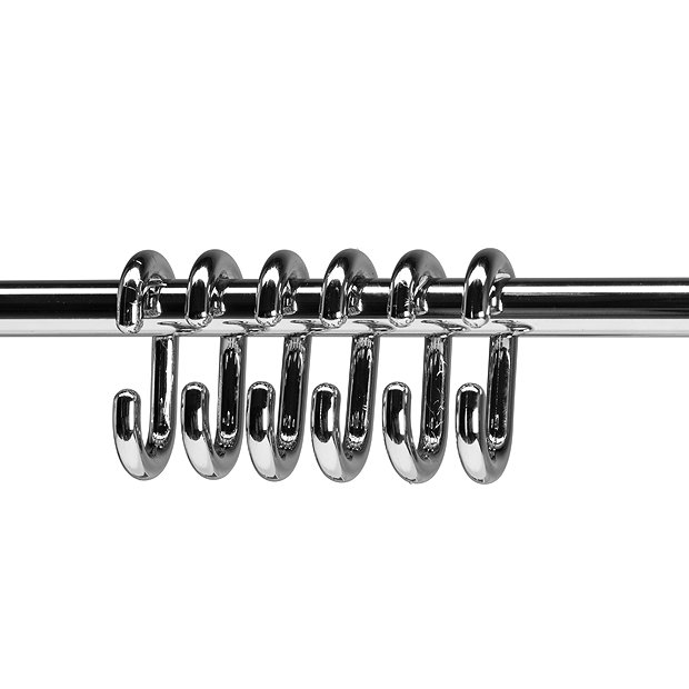 Croydex Fineline Modular Shower Cubicle Rod Chrome