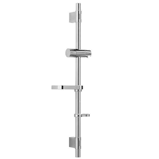 Croydex Flexi-Fit Bath Shower Riser Rail - Chrome - AM158241  Feature Large Image
