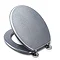 Croydex Flexi-Fix Blue Quartz Effect Anti-Bacterial Toilet Seat - WL601824H Large Image