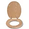 Croydex Flexi-Fix Geneva Oak Effect Anti-Bacterial Toilet Seat - WL602176H  Profile Large Image