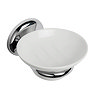 Croydex Flexi-Fix Grosvenor Chrome Soap Dish & Holder