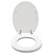 Croydex Flexi-Fix Kielder White Anti-Bacterial Toilet Seat - WL600822H  Feature Large Image