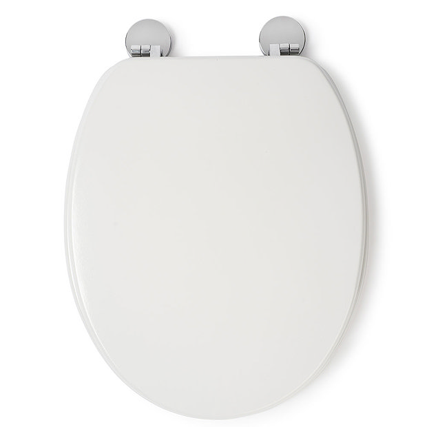 Croydex Flexi-Fix Kielder White Anti-Bacterial Toilet Seat - WL600822H  additional Large Image