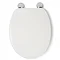 Croydex Flexi-Fix Kielder White Anti-Bacterial Toilet Seat - WL600822H  additional Large Image