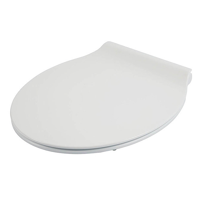Croydex Flexi-Fix Michigan White Anti-Bacterial Toilet Seat with Soft Close and Quick Release - WL60